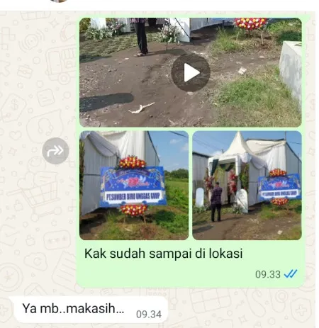 Pengiriman Karangan Bunga Ganggeng Purworejo