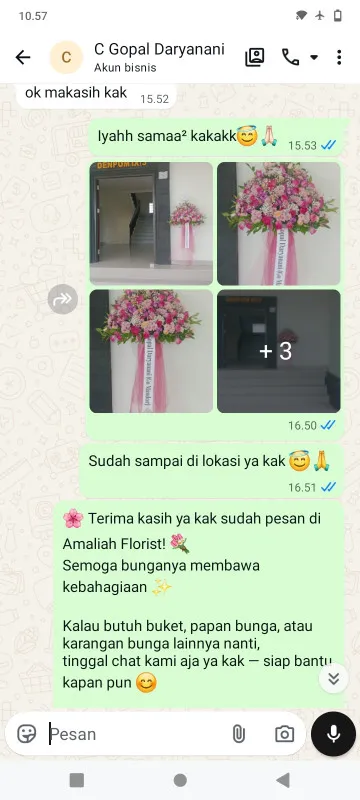 Pengiriman Karangan Bunga Ganggeng Purworejo