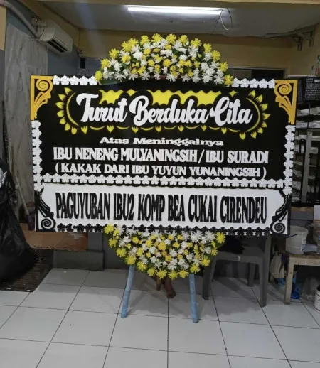 Papan Bunga Duka Ganggeng Purworejo